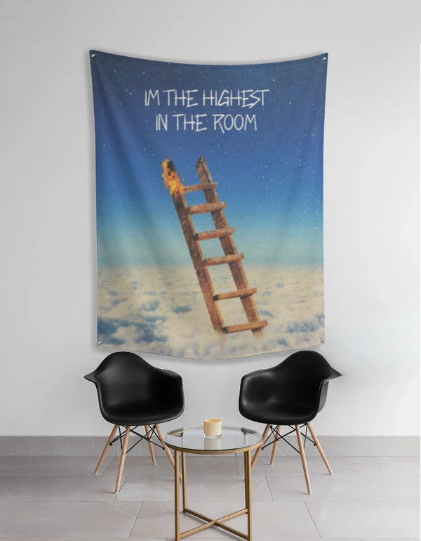 I'm The Highest In The Room Wall Tapestry - Image 1