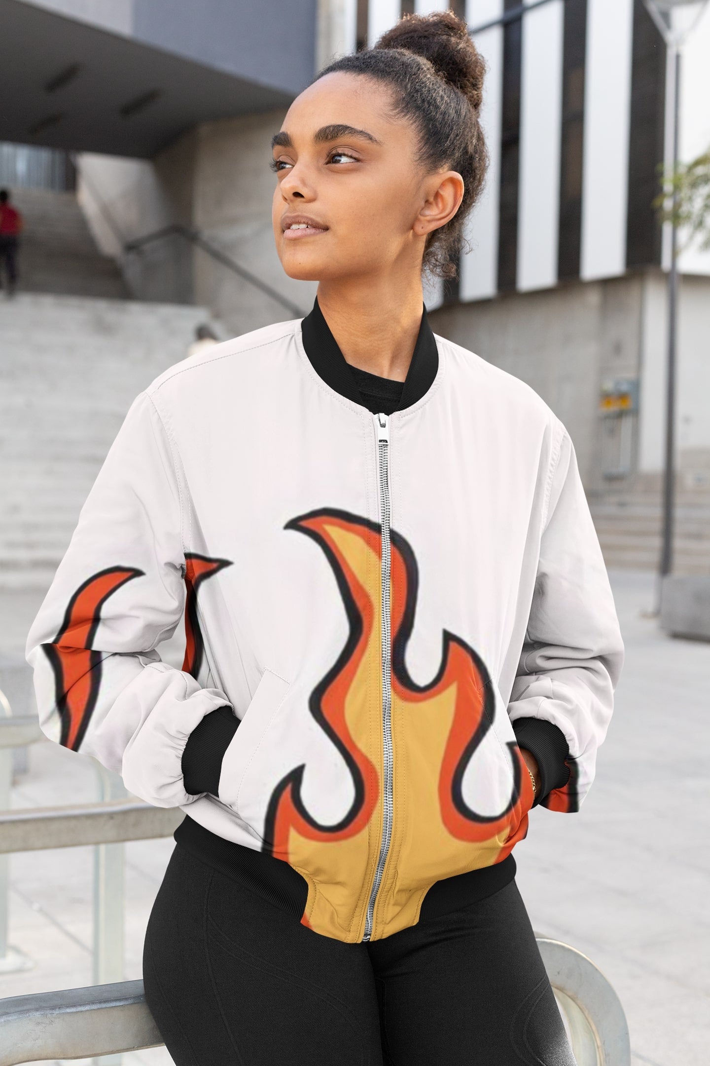 Fire Within Bomber Jacket